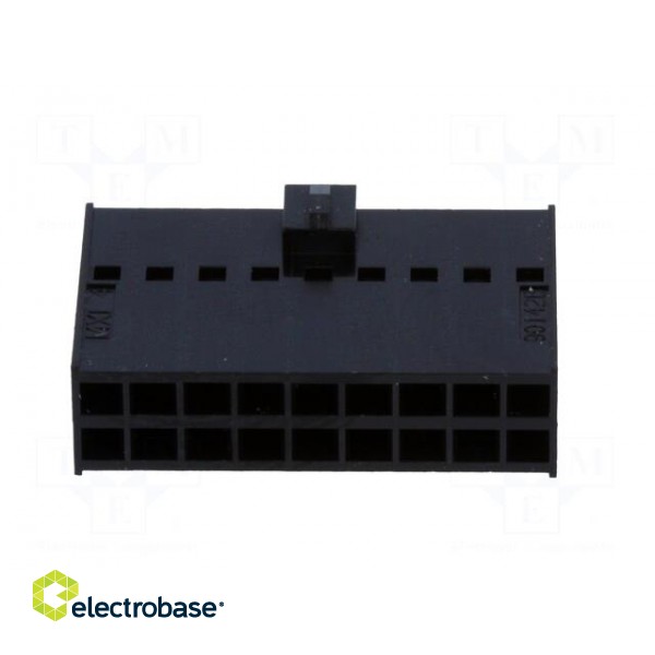 Plug | wire-board | female | C-Grid III | 2.54mm | PIN: 18 | w/o contacts image 5