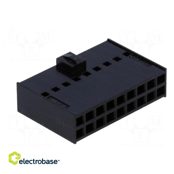 Plug | wire-board | female | C-Grid III | 2.54mm | PIN: 18 | w/o contacts image 4
