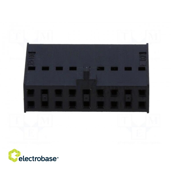 Plug | wire-board | female | C-Grid III | 2.54mm | PIN: 18 | w/o contacts image 9