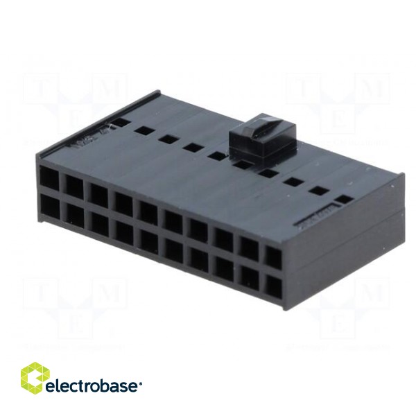 Plug | wire-board | female | C-Grid III | 2.54mm | PIN: 20 | w/o contacts image 6