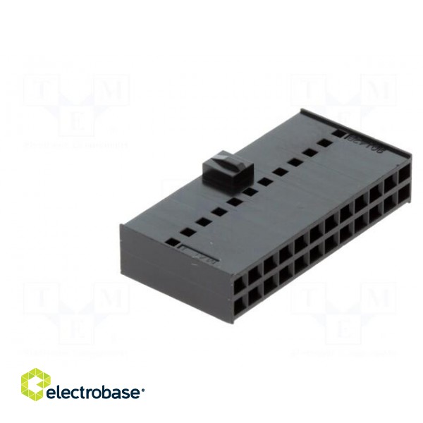 Plug | wire-board | female | C-Grid III | 2.54mm | PIN: 24 | w/o contacts image 4