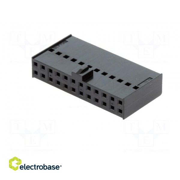 Plug | wire-board | female | C-Grid III | 2.54mm | PIN: 24 | w/o contacts фото 2