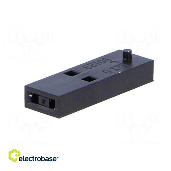 Plug | wire-board | female | C-Grid III | 2.54mm | PIN: 2 | w/o contacts paveikslėlis 6