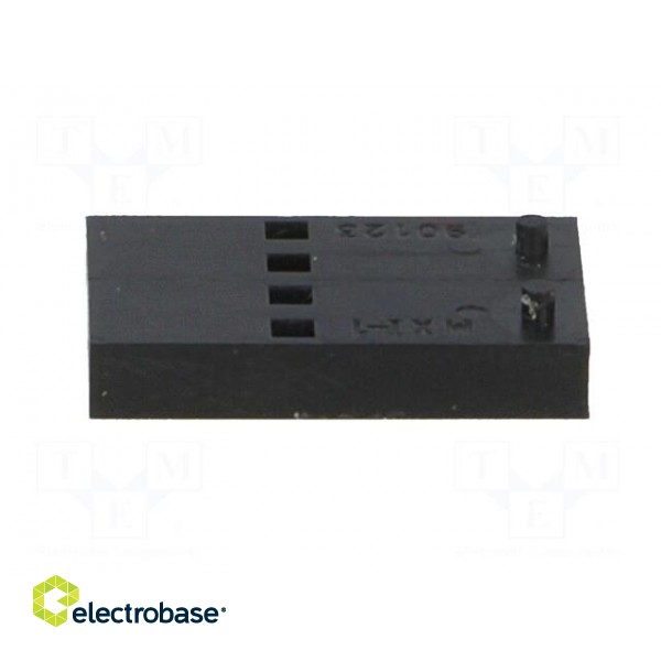 Plug | wire-board | female | C-Grid III | 2.54mm | PIN: 4 | w/o contacts paveikslėlis 3