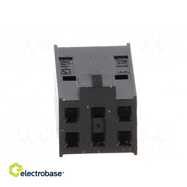 Plug | wire-board | female | C-Grid III | 2.54mm | PIN: 6 | w/o contacts paveikslėlis 9