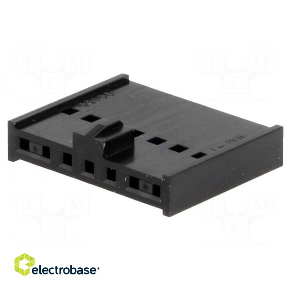 Plug | wire-board | female | C-Grid III | 2.54mm | PIN: 7 | w/o contacts image 1