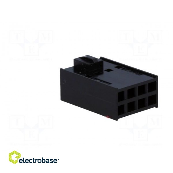 Plug | wire-board | female | C-Grid III | 2.54mm | PIN: 8 | w/o contacts image 4