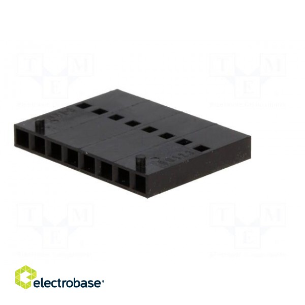 Plug | wire-board | female | C-Grid III | 2.54mm | PIN: 8 | w/o contacts paveikslėlis 6