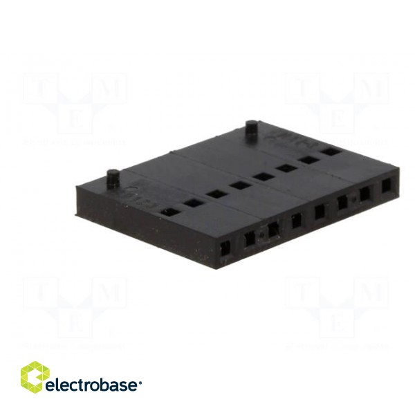 Plug | wire-board | female | C-Grid III | 2.54mm | PIN: 8 | w/o contacts paveikslėlis 8