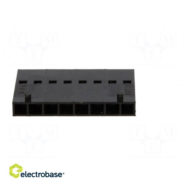 Plug | wire-board | female | C-Grid III | 2.54mm | PIN: 8 | w/o contacts paveikslėlis 5