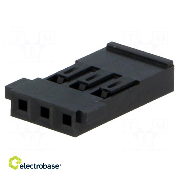 Plug | wire-board | female | Mini-PV | 2.54mm | PIN: 3 | w/o contacts paveikslėlis 1