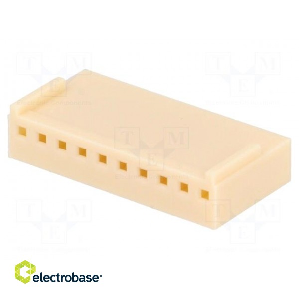 Plug | wire-board | female | NS25 | 2.54mm | PIN: 10 | w/o contacts | 250V image 1