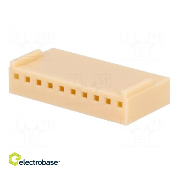 Plug | wire-board | female | NS25 | 2.54mm | PIN: 10 | w/o contacts | 250V image 2