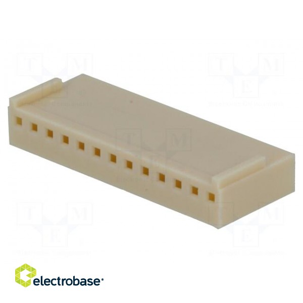 Plug | wire-board | female | NS25 | 2.54mm | PIN: 13 | w/o contacts | 250V image 1