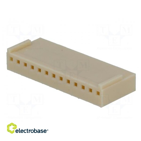 Plug | wire-board | female | NS25 | 2.54mm | PIN: 13 | w/o contacts | 250V image 2
