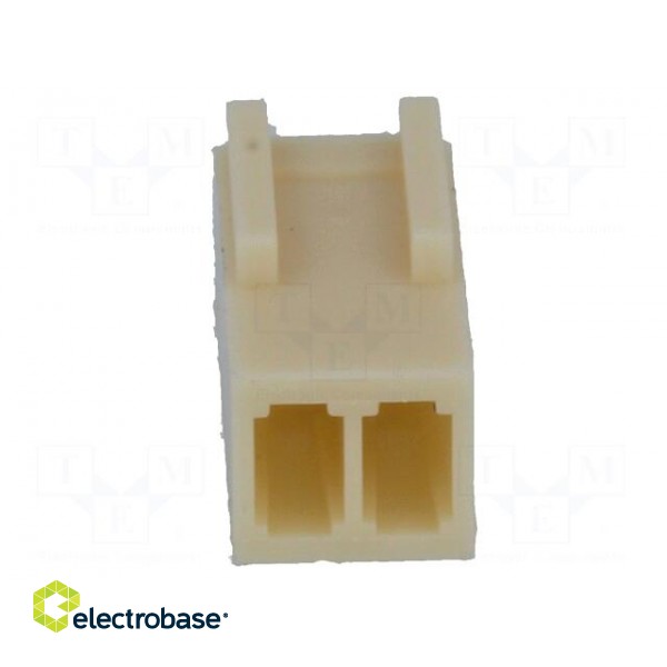 Plug | wire-board | female | NS25 | 2.54mm | PIN: 2 | w/o contacts | 250V image 5
