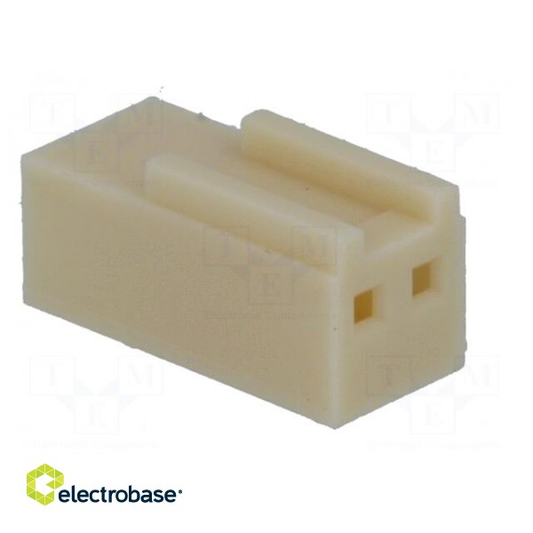 Plug | wire-board | female | NS25 | 2.54mm | PIN: 2 | w/o contacts | 250V image 8