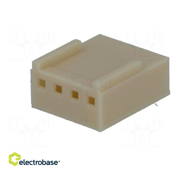 Plug | wire-board | female | NS25 | 2.54mm | PIN: 4 | w/o contacts | 250V image 2