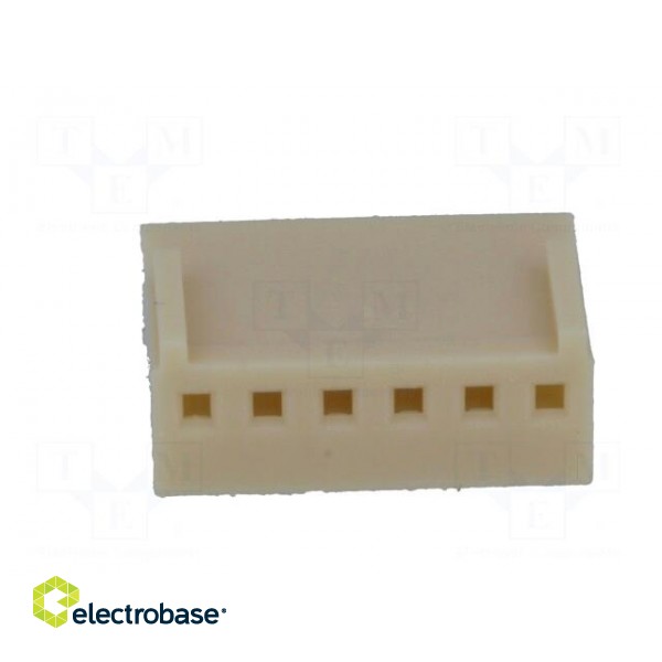 Plug | wire-board | female | NS25 | 2.54mm | PIN: 6 | w/o contacts | 250V paveikslėlis 9