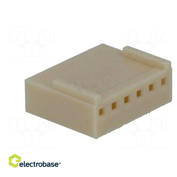 Plug | wire-board | female | NS25 | 2.54mm | PIN: 6 | w/o contacts | 250V image 8