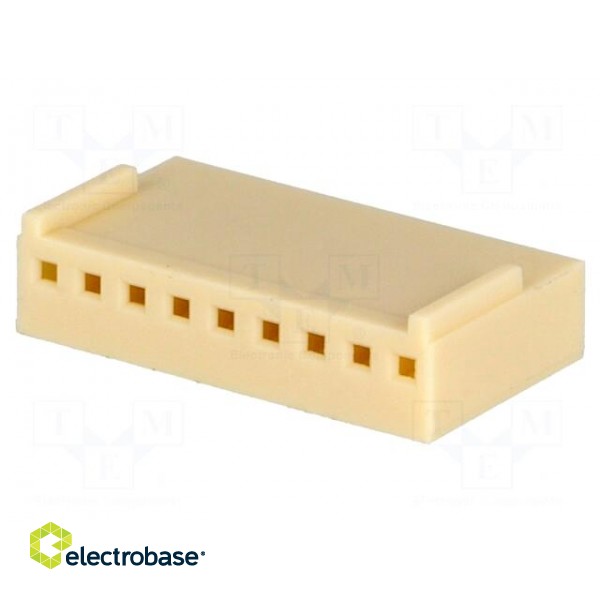 Plug | wire-board | female | NS25 | 2.54mm | PIN: 9 | w/o contacts | 250V image 1