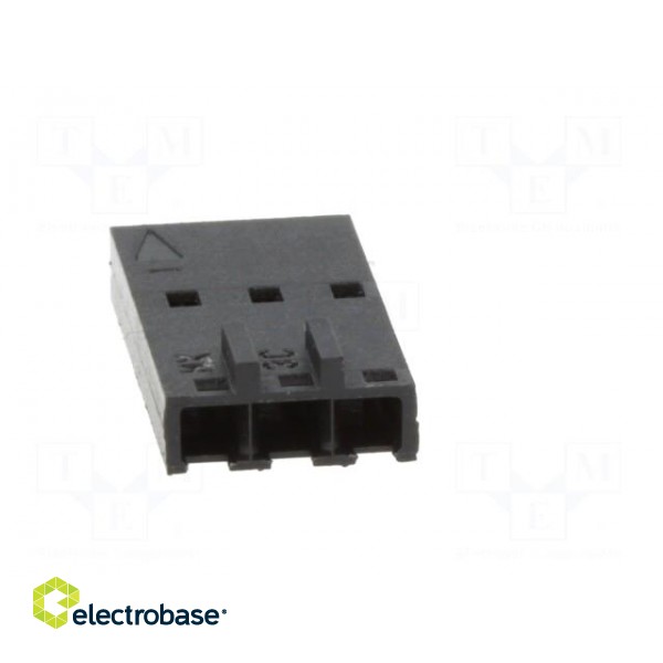 Plug | wire-wire/PCB | female | SL | 2.54mm | PIN: 3 | w/o contacts фото 5