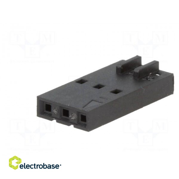 Plug | wire-wire/PCB | female | SL | 2.54mm | PIN: 3 | w/o contacts фото 2