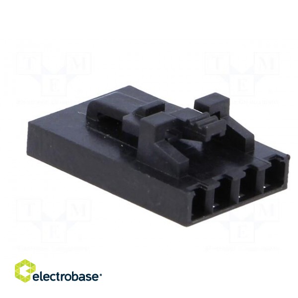 Plug | wire-wire/PCB | female | SL | 2.54mm | PIN: 4 | w/o contacts paveikslėlis 4