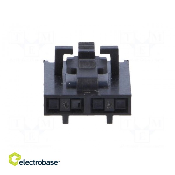 Plug | wire-wire/PCB | female | SL | 2.54mm | PIN: 4 | w/o contacts image 9