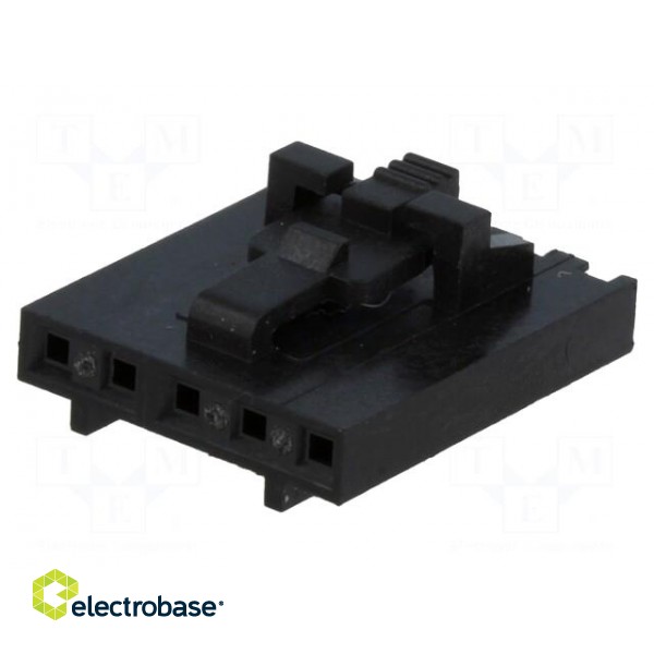 Plug | wire-wire/PCB | female | SL | 2.54mm | PIN: 5 | w/o contacts paveikslėlis 1