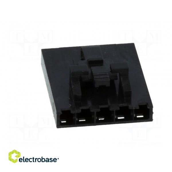 Plug | wire-wire/PCB | female | SL | 2.54mm | PIN: 5 | w/o contacts image 5