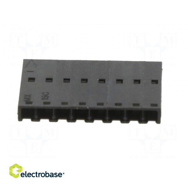 Plug | wire-wire/PCB | female | SL | 2.54mm | PIN: 8 | w/o contacts paveikslėlis 5