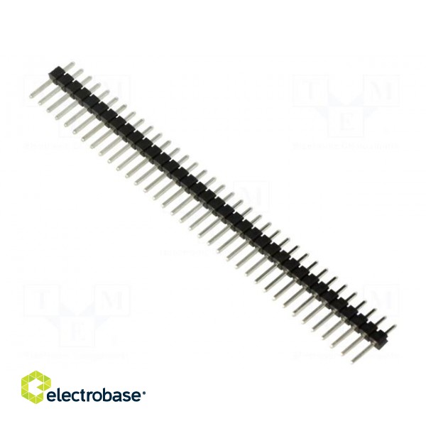 Pin header | pin strips | male | 2.54mm | PIN: 36 | THT | on PCBs | tinned