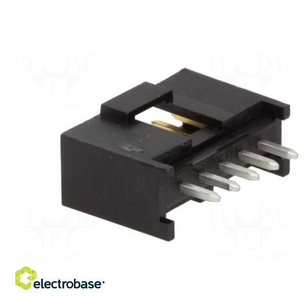 Socket | IDC | male | C-Grid III | 2.54mm | PIN: 5 | THT | gold-plated image 4
