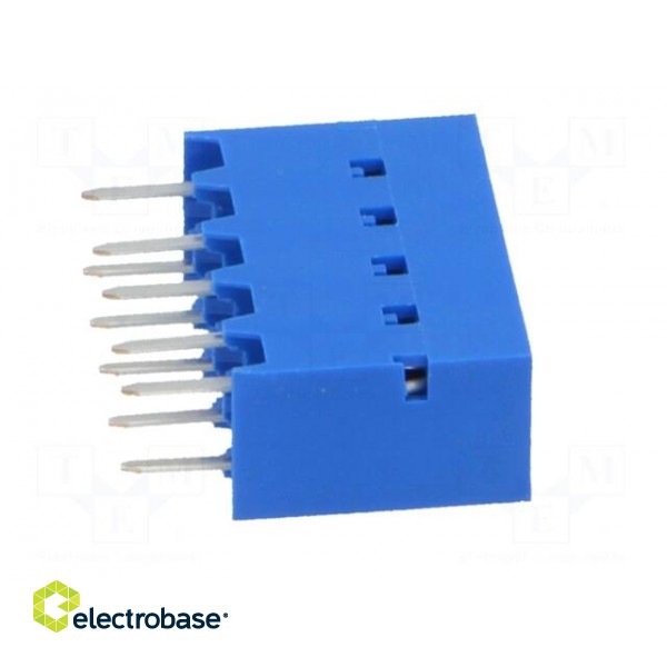 Socket | wire-board | female | DUBOX | 2.54mm | PIN: 10 | THT | 2A | straight image 7