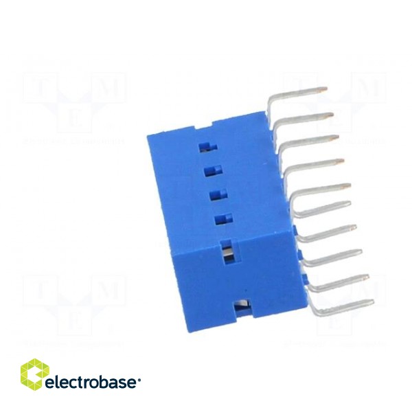 Socket | wire-board | female | DUBOX | 2.54mm | PIN: 10 | THT | 2A | straight фото 3