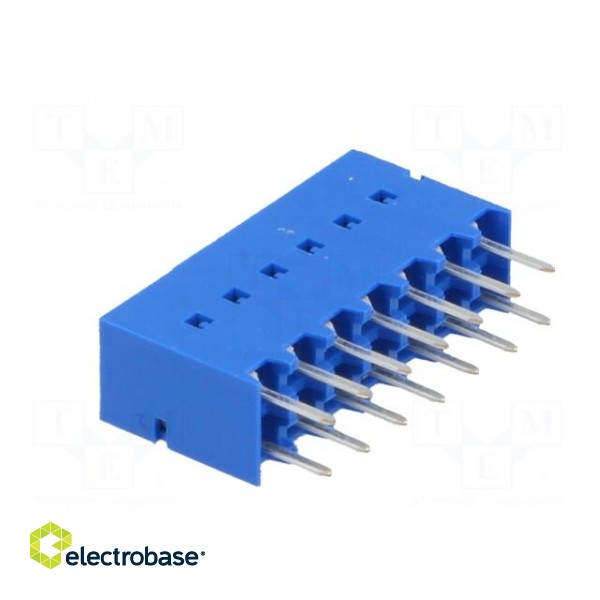 Socket | wire-board | female | DUBOX | 2.54mm | PIN: 14 | THT | 2A | straight image 4