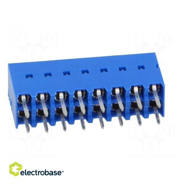 Socket | wire-board | female | DUBOX | 2.54mm | PIN: 16 | THT | 2A | straight image 5