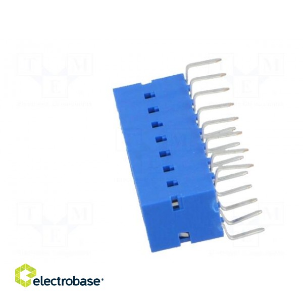Socket | wire-board | female | DUBOX | 2.54mm | PIN: 16 | THT | 2A | straight image 3