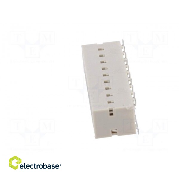 Socket | wire-board | female | DUBOX | 2.54mm | PIN: 20 | SMT | gold-plated image 3