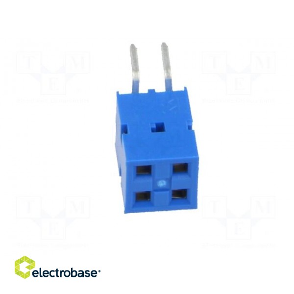 Socket | wire-board | female | DUBOX | 2.54mm | PIN: 4 | THT | 2A | straight image 9