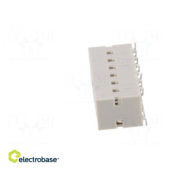 Socket | PCB to PCB | female | Dubox® | 2.54mm | PIN: 14 | SMT | Layout: 2x7 image 3