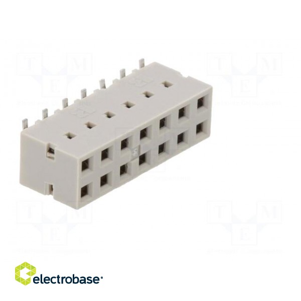 Socket | PCB to PCB | female | Dubox® | 2.54mm | PIN: 14 | SMT | Layout: 2x7 image 8