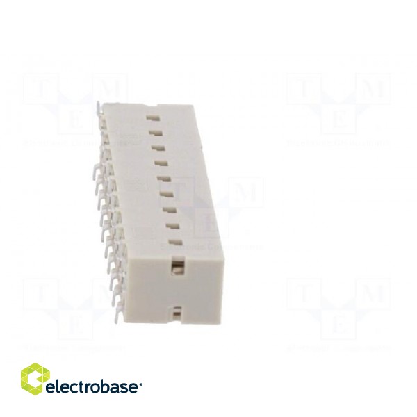 Socket | wire-board | female | DUBOX | 2.54mm | PIN: 20 | SMT | gold-plated image 7