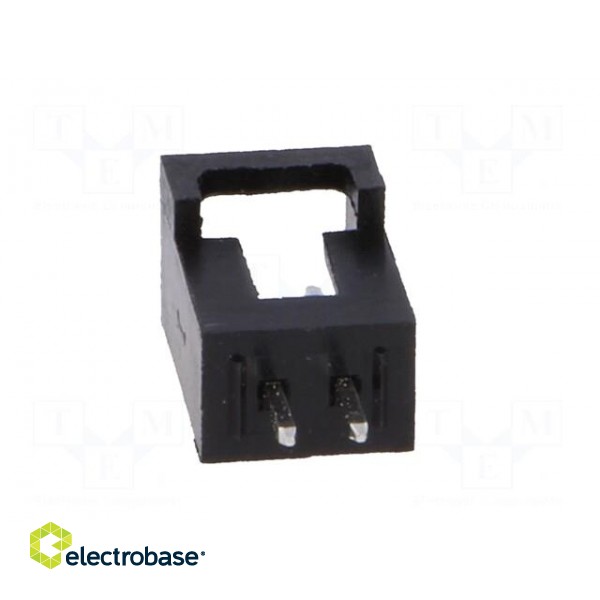 Socket | wire-board | male | 2.54mm | PIN: 2 | THT | 2.5A | tinned | -25÷85°C image 5