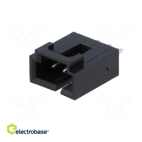Socket | wire-board | male | 2.54mm | PIN: 3 | THT | 2.5A | tinned | -25÷85°C image 2