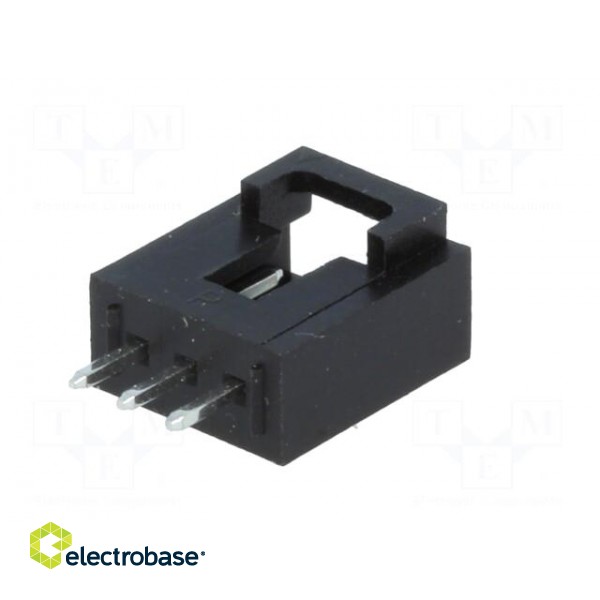 Socket | wire-board | male | 2.54mm | PIN: 3 | THT | 2.5A | tinned | -25÷85°C image 6