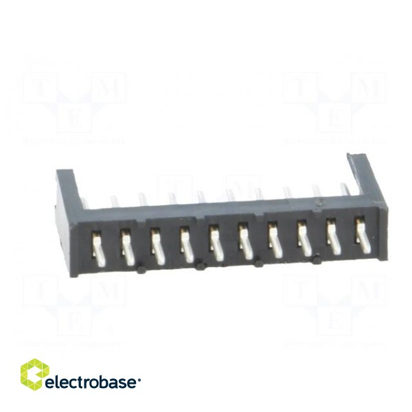 Socket | wire-board | male | AMPMODU MOD II | 2.54mm | PIN: 10 | THT image 5