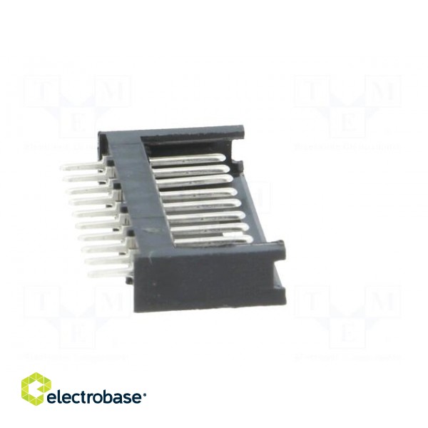Socket | wire-board | male | AMPMODU MOD II | 2.54mm | PIN: 10 | THT image 7