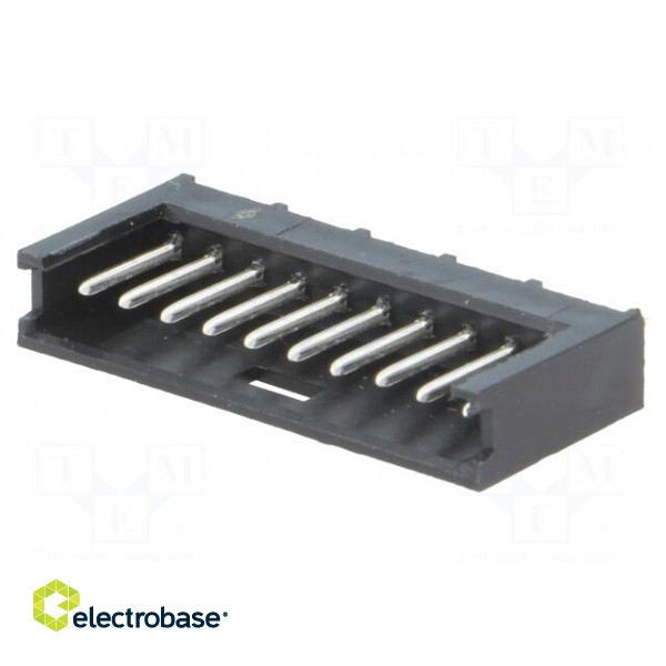 Socket | wire-board | male | AMPMODU MOD II | 2.54mm | PIN: 10 | THT image 1